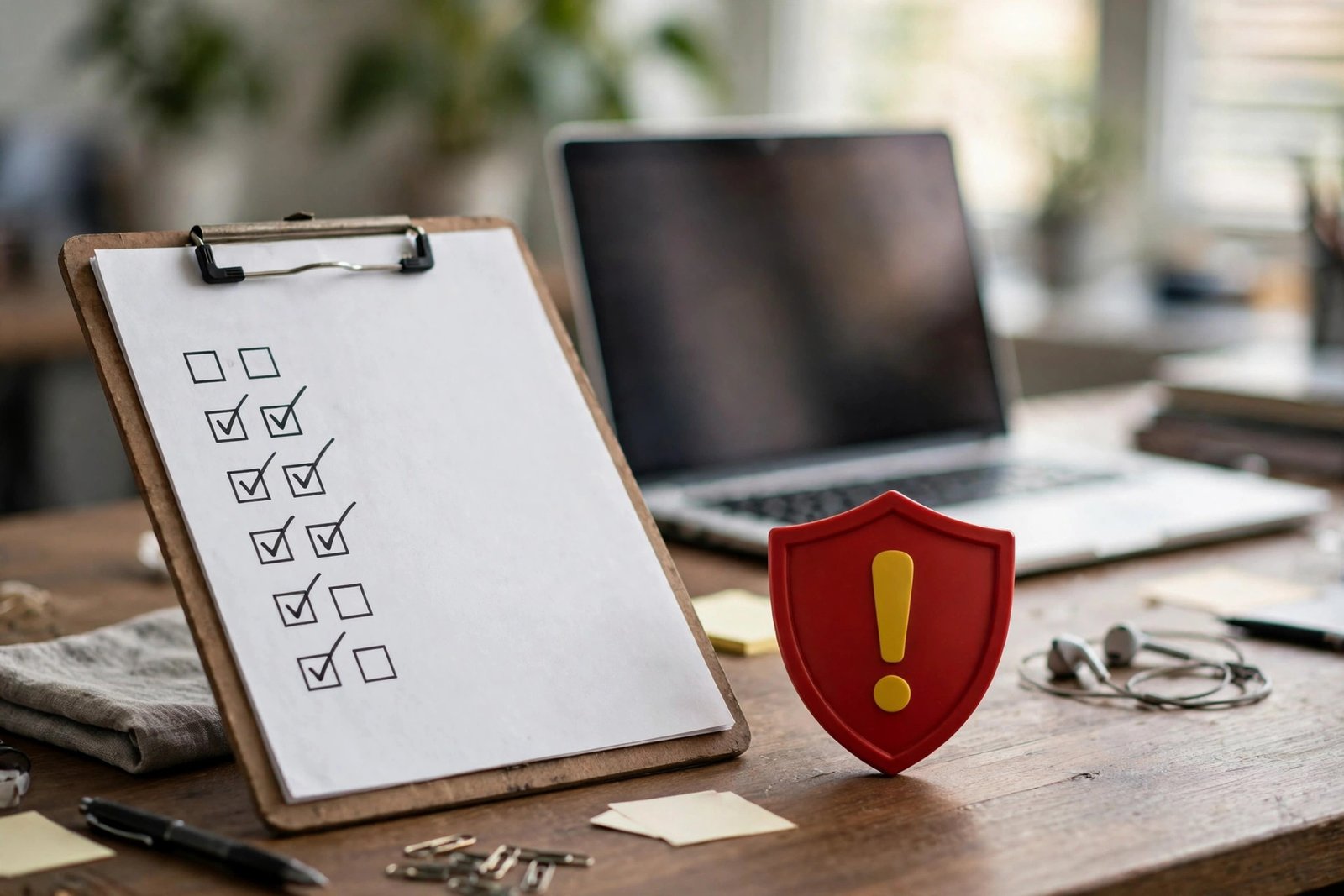 Checklist of red flags for suspicious software downloads