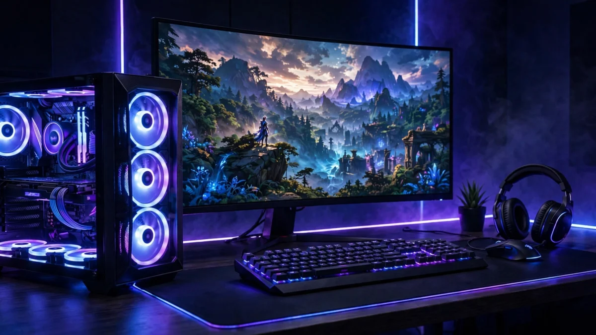 Gaming Tech Befitnatic complete guide - gaming technology setup with controller and laptop